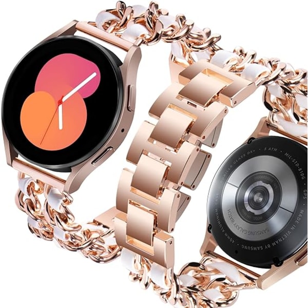 Yhteensopiva Samsung Galaxy Watch 4 -hihnalle 40 mm 44 mm, 20 mm