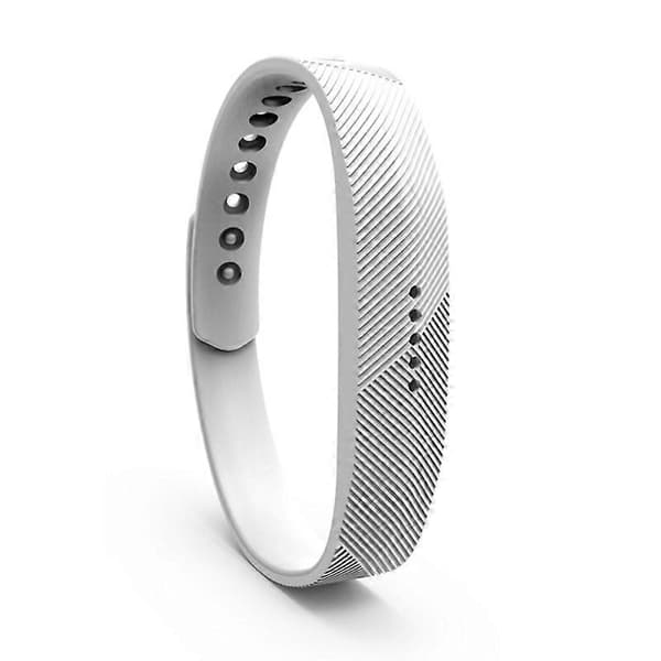 Sport Silikon Armband Ersättningsarmband för Fitbit Flex2 Smartwatch Khaki L