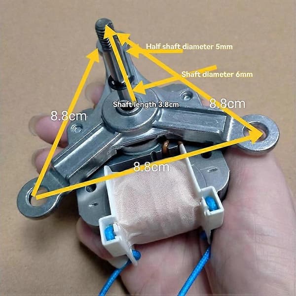 Airfryer Motor Universal 220V Ventilator Skyggepol Asynkron Motor
