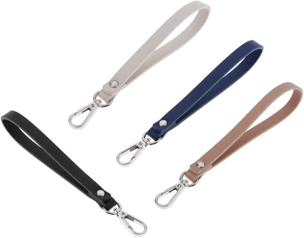 Håndledsrem Udskiftning Håndledsrem Håndrem Nøglering til Pung Mobiltelefon Clutch Håndledstasker, 19 cm Khaki