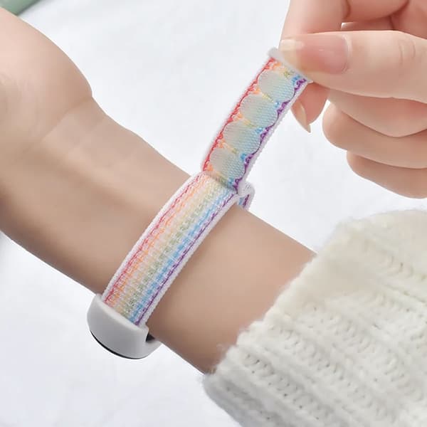 Tech-Protect Xiaomi Smart Band 10/9/8 Ranneke Nylon Musta