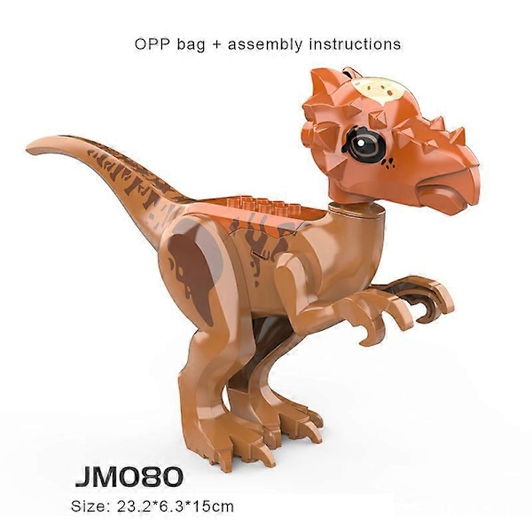 Til børn Stor Fuld størrelse Rex Indominus Dinosaur Figur Byggeklodser Legetøj Gave JM080