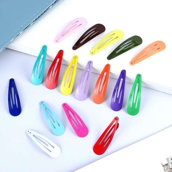 80 Pcs Colorful Hair Clips, Girl Hair Clips Snap Hair Clip Hair