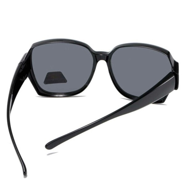 Solglasögon Över Glasögon Suncovers Polariserade Svarta black