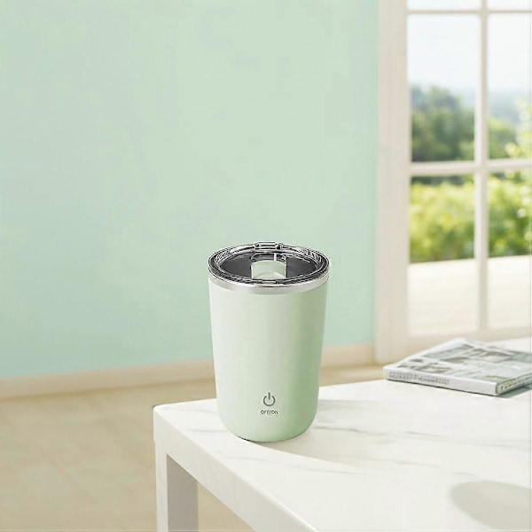 350ml Automatisk Blender Kaffe Mjölk Juice Blender Elektrisk Rostfritt Stål Ivory