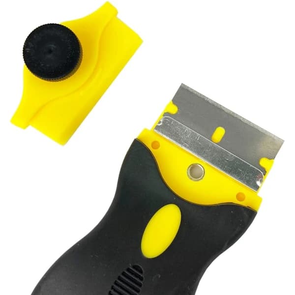 100 stk Plastskrape Erstatning for Bilklistremerkefjerner Dekaler Skrape (Metall),as