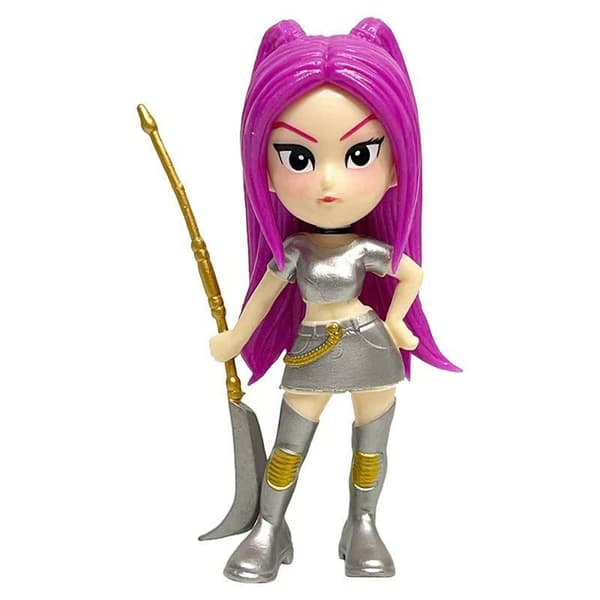 Kpop Devil Hunter Rumi Zoe Mira Anime Polyvinylklorid Karaktär Samling Skrivbordsprydnader Barnpresent Samlarobjekt
