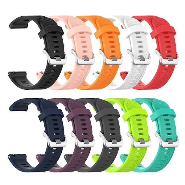 Silikoninen ranneke Garmin Forerunner 245 645 Music -kelloon, korvaava ranneke Pink