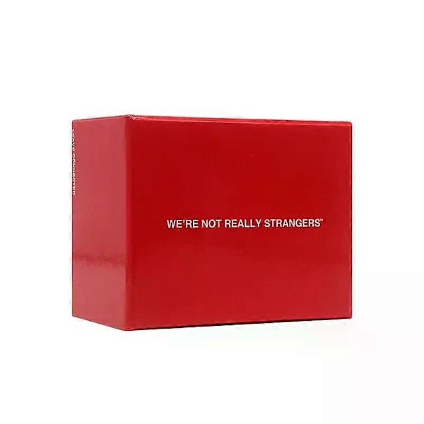 We're Not Really Strangers -korttipeli – interaktiivinen aikuisten ja jäänmurtajapeli