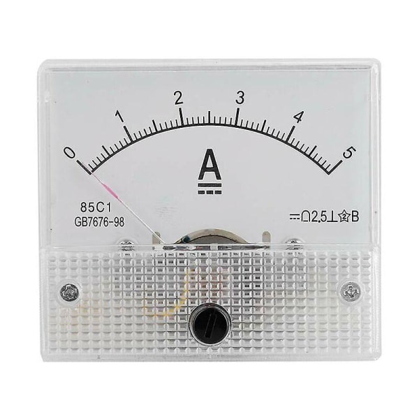 (5a Amperemeter) Dc 85c1 Analog Spænding Strøm Amperemeter Og Voltmeter, Analog Strøm Amperemeter Og Voltmeter