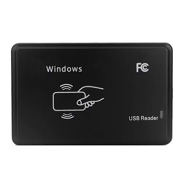 USB RFID-läsare 125kHz EM4100 ID Kontaktlös Känslighet Smartkortläsare TK4100 Stödjer Windows System Linux