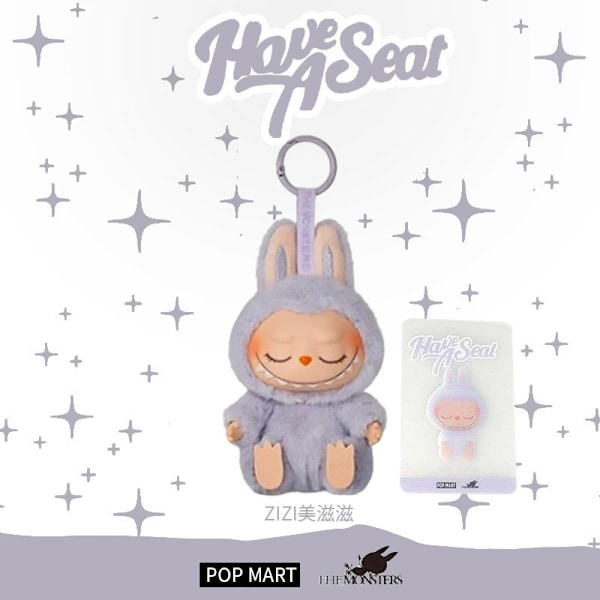 Högkvalitativ POP MART LABUBU 2.0 Monster Överrasknings Macaron Plyschdocka Leksak Blind Box 1 st LABUBU 2.0 mönster 1