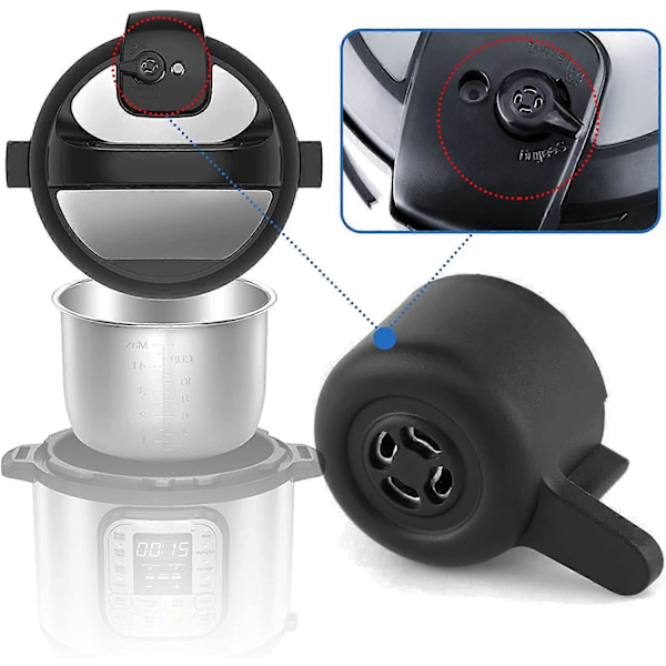 Dampudløserhåndtag Dampventil til Ninja Foodi OP301 9 i 1/6,5 Quart OP401 12 i 1/8 Quart, Ninja Foodi