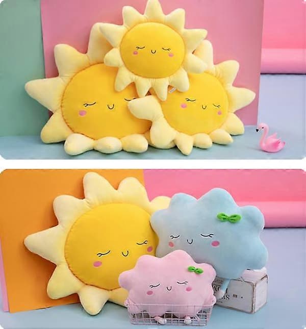 Sol Sky Pyntepute Plysj Sofapute Bil Nakkepute Pink Clouds Medium