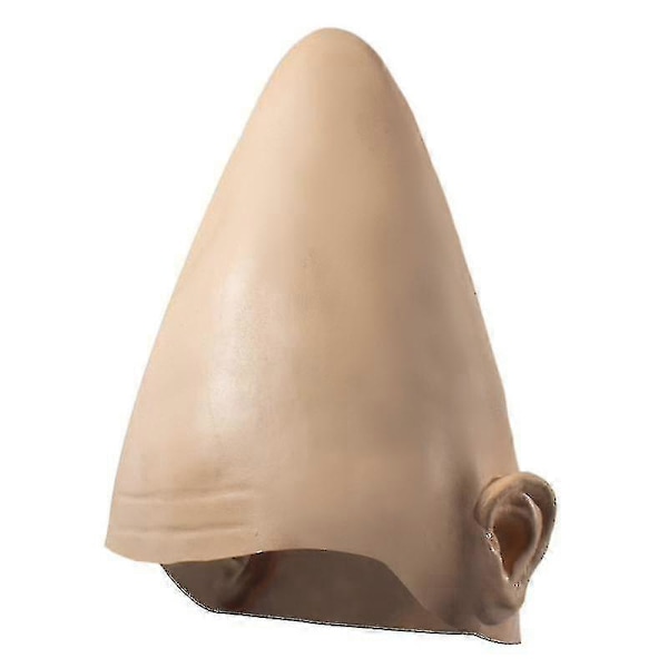 Halloween Alien Coneheads Ägghuvud Huvudbonad Mask Skräckhjälm Latexmask Huvudbonad Kostym Högtidsfest Cosplay Dekoration