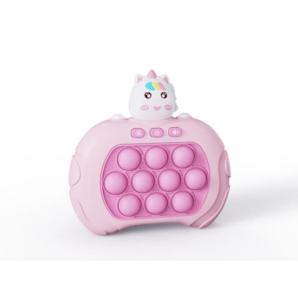 Enhjørning Pop It-spil - Pop It Pro-spil Hurtigtryk Fidget, A