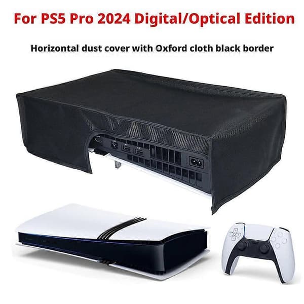 Oxford Stoff Støvdeksel for Ps5 Pro Black