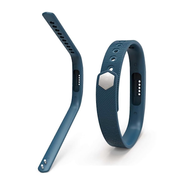 til Fitbit Flex 2 Rem, Armbåndsrem Udskiftningsrem til Fitbit Flex 2 Dark blue L