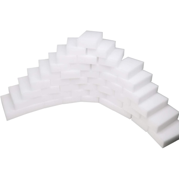 50 kpl/erä Taikasieni-pyyhe Monitoiminen Melamiinivaahtomuovipuhdistin 100x60x20mm 50PCS