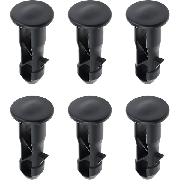 3 Par Plast Hjulbehållarlock Gångjärnstappar, 65mm X 18mm