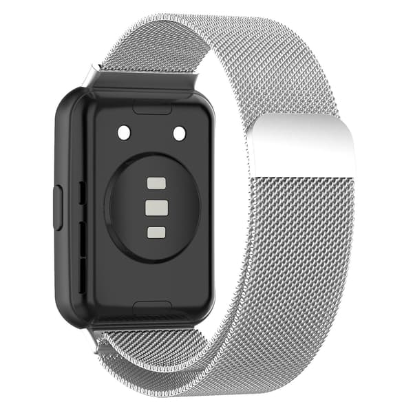 Sølv Sølv kompatibel med Huawei Watch Fit 2 Rustfrit Stål Urrem