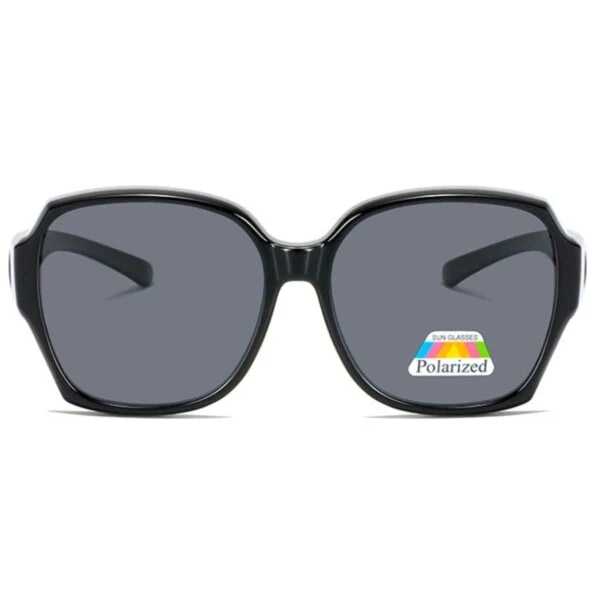 Solglasögon Över Glasögon Suncovers Polariserade Svarta black