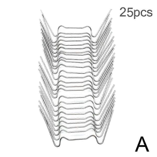 25-100X Rustfrie Stål W Drivhusglass Klips Elite Drivhus Wire Klips 25pcs