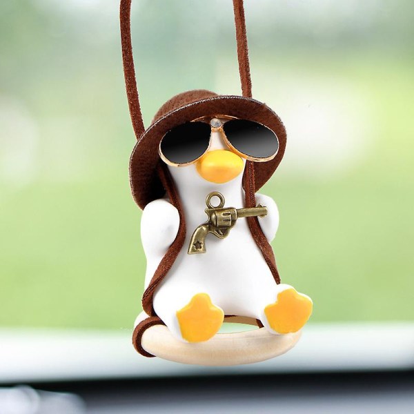 Little Duck Swing Car Pendant Decorationpistol duck