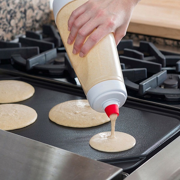 1000 ml Muffin Våffla Pannkaka Smet Shaker Flaska