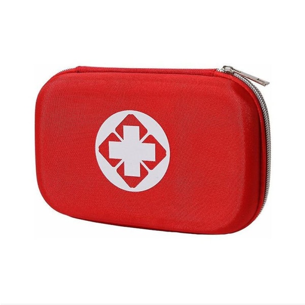 Red Semi-rigid Mini Box Waterproof Medical Emergency Bag Outdoor Activities Household First Aidonly Includes First Aid Kitdoes Not Contain Medicine