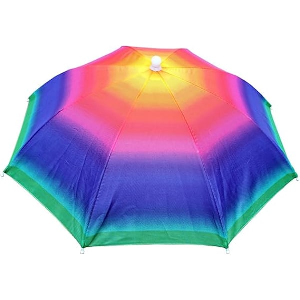 Paraplyhatt, Fiske Utomhus Paraplyhatt, Paraplyhattar Sol Regn Hatt För Utomhus Fiske Trädgårdsarbete Camping Strand, 55cm