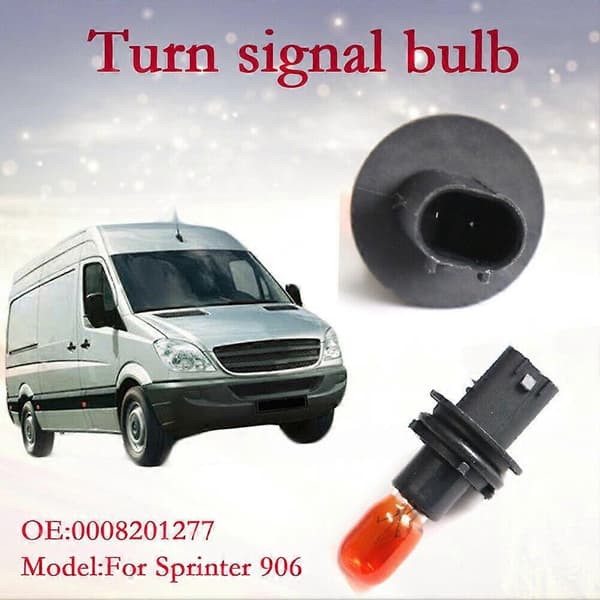 Til - Sprinter / 2006+ Side Spejl Blinklys Pæreholder Spejl Blinklys Pære V&H