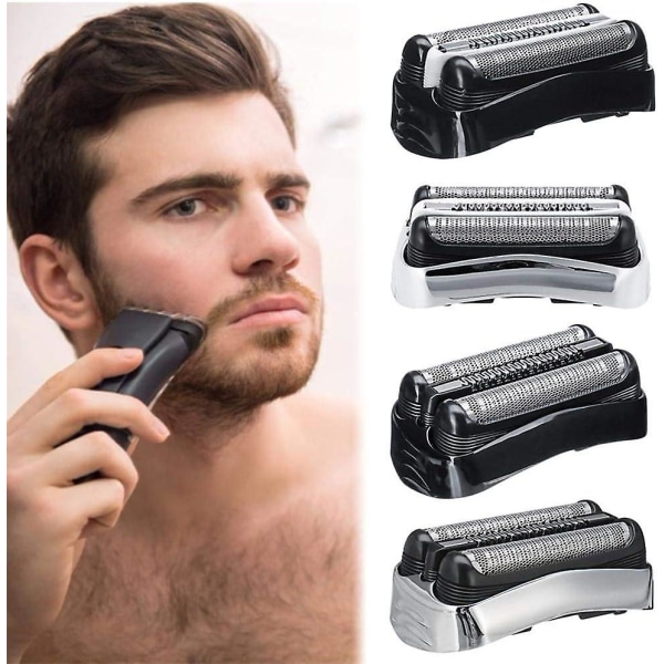 Reservedel til Braun Shaver 32B Reservehoved til elektrisk shaver Kompatibel med Braun Serie 3