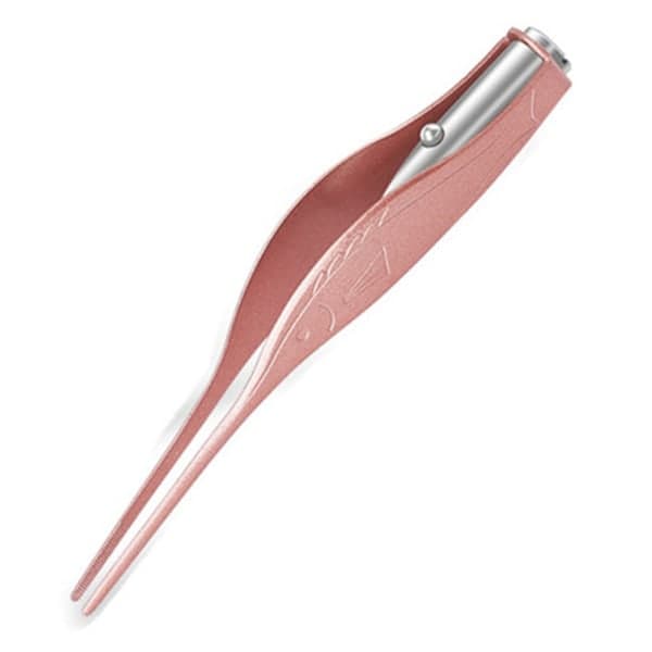 Smart Pinsett med LED-lys Roségull