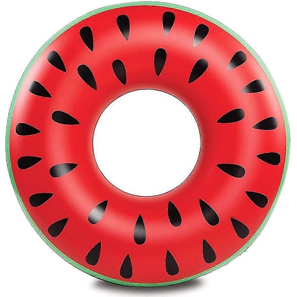 Svømmering for voksne Svømmering Vannmelon Melon Rød Svømmering Svømmering Vannring Luftmadrass Vannleker S