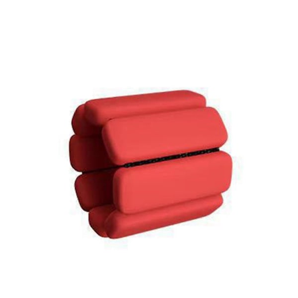 Justerbart 1/4 kg Håndleds- og Ankelvægte Sæt til Yoga, Dans, Barre & Pilates Red 1 Pound