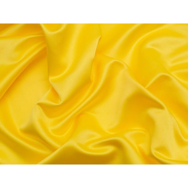 Minerva Classique Duchess Sateng Stoff Påskelilje - per meter Yellow 1