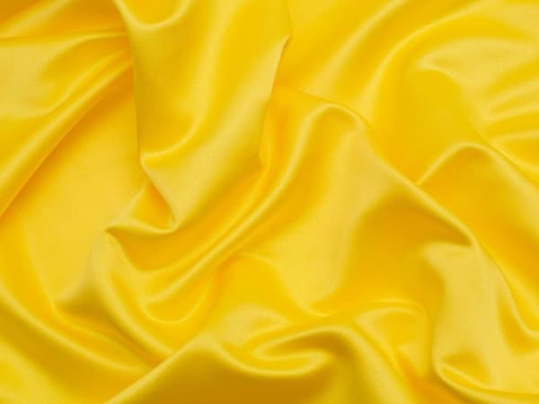 Minerva Classique Duchess Satin Tyg Påsklilja - per meter Yellow 1