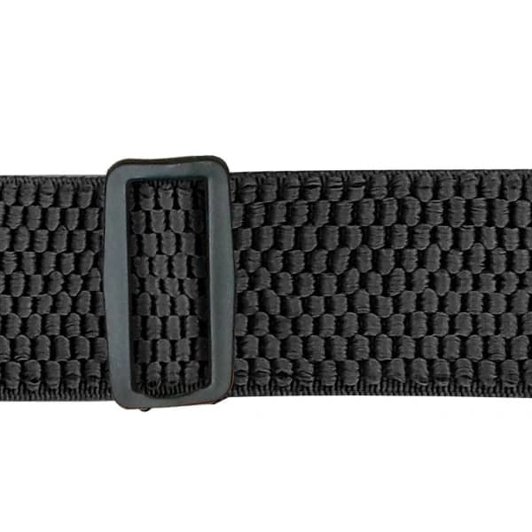 Holdbare sorte seler - 3,8 cm X Airport med plastikspænder, A