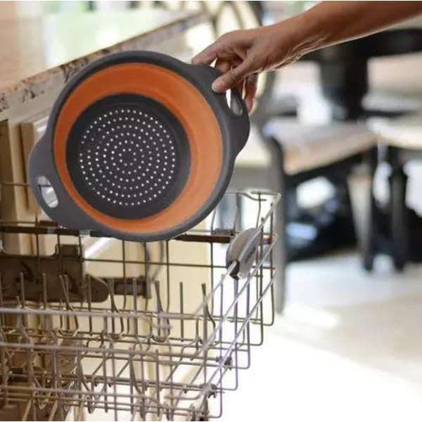 Praktisk Foldbar Silikon Si - Spar Plads & Tid I Køkkenet Multi-Bay