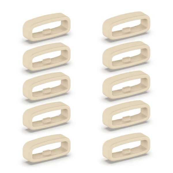 Silikone Fastgørelsesring 18mm/20mm/22mm Armbånd Holder Bæltestropper 10 stk Star color 18MM