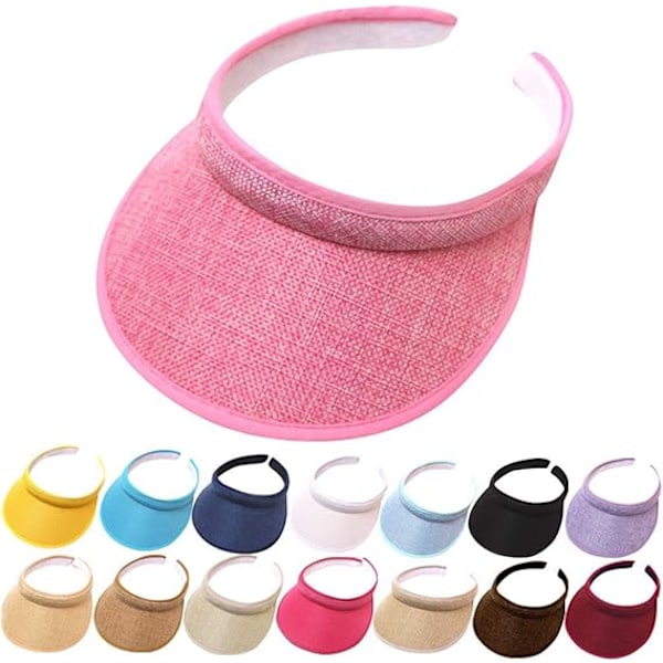 Unisex-visiiri, tennislippis, golflakki, ulkoiluun sopiva aurinkohattu pyöräilyyn, kalastukseen, juoksuun, lenkkeilyyn ja muihin urheilulajeihin, UV-suoja Sky Blue