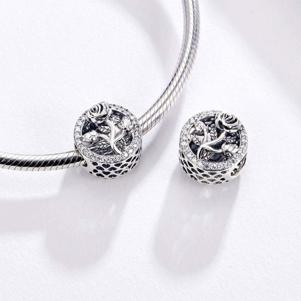 Berlokkompatibelt Pandora-armbånd i Sterlingsølv