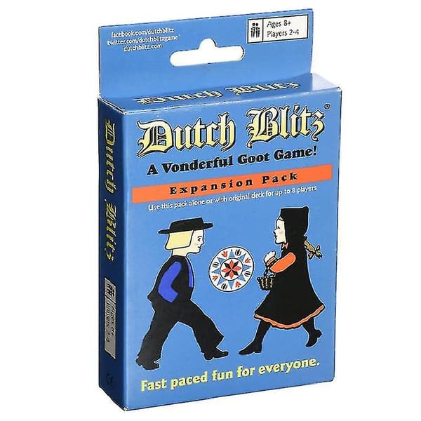 Dutch Blitz -korttipeli, perus Dutch Blitz -seurapeli kortti - Blue Box