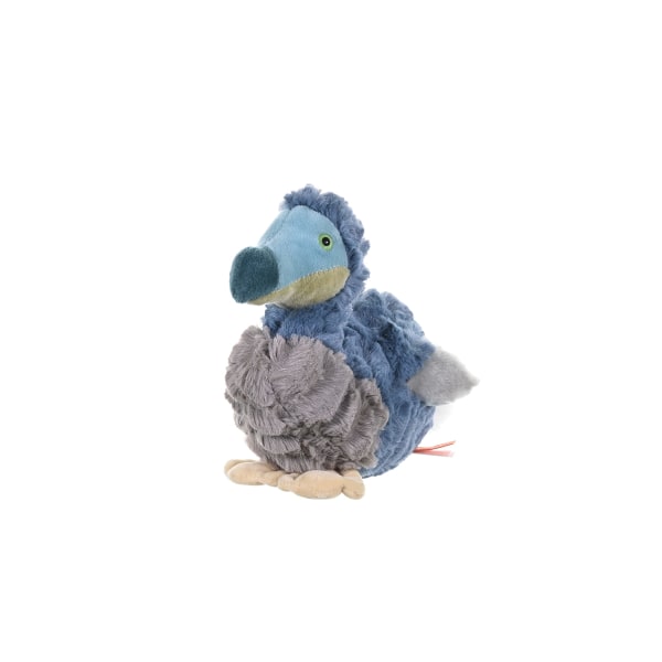 1 dodo plush toy, cuddly toy, children's gift, blue/grey, 20cm