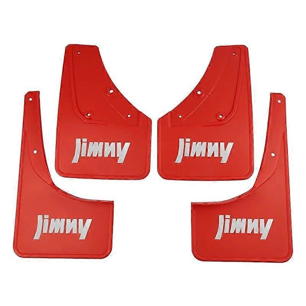 4 kpl auton roiskeläppiä Suzuki Jimny 2019 2020 2021 2022 2023 -malleihin, lokasuojat, roiskeläpät, roiskesuojat eteen ja taakse red 4pcs jimny