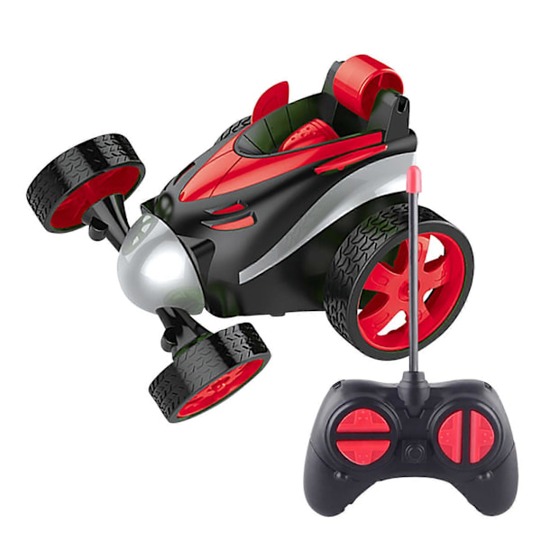RC Biler Stuntbil, 4WD 2.4GHz Dobbeltsidig Roterende 360 Flip Kjøretøy, Drift Høyhastighets Off-Road Stunt Truck Leker 24078 Red