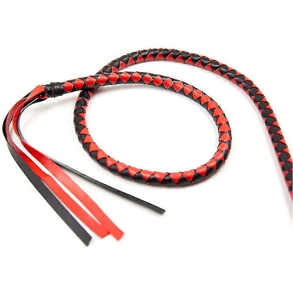 Bull Whip 1,98 meter Kuskinn Lær Egendefinert Mage- og Bolsterkonstruksjon Hest