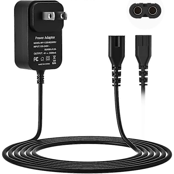 4v2a Wahl Klippladdare Kompatibel Wahl Rakapparater 8148/8164/8591/8504 Kompatibel Med Wahl 1919 100 År Hårklippare