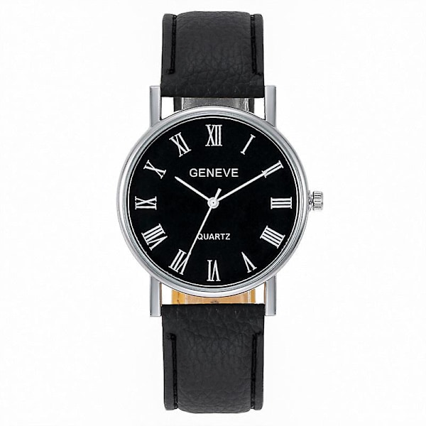 Poikien kello miesopiskelijalle, business casual -muotitrendi digitaalisella pinnalla ja rannekorulla Black surface black